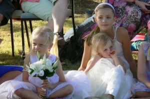 Flower girls - Maya and Talia (with Jessica)